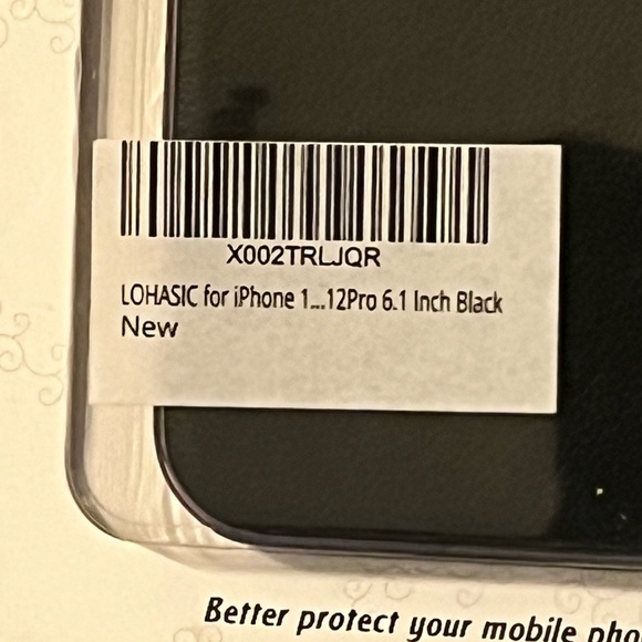 LOHASIC for iPhone 12 Pro Phone Case for Men, for iPhone 12 BLACK - Picture 4 of 4